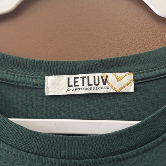 LETLUV for Anthropologie Give Peas a Chance Cotton Tee - Picture 3 of 5